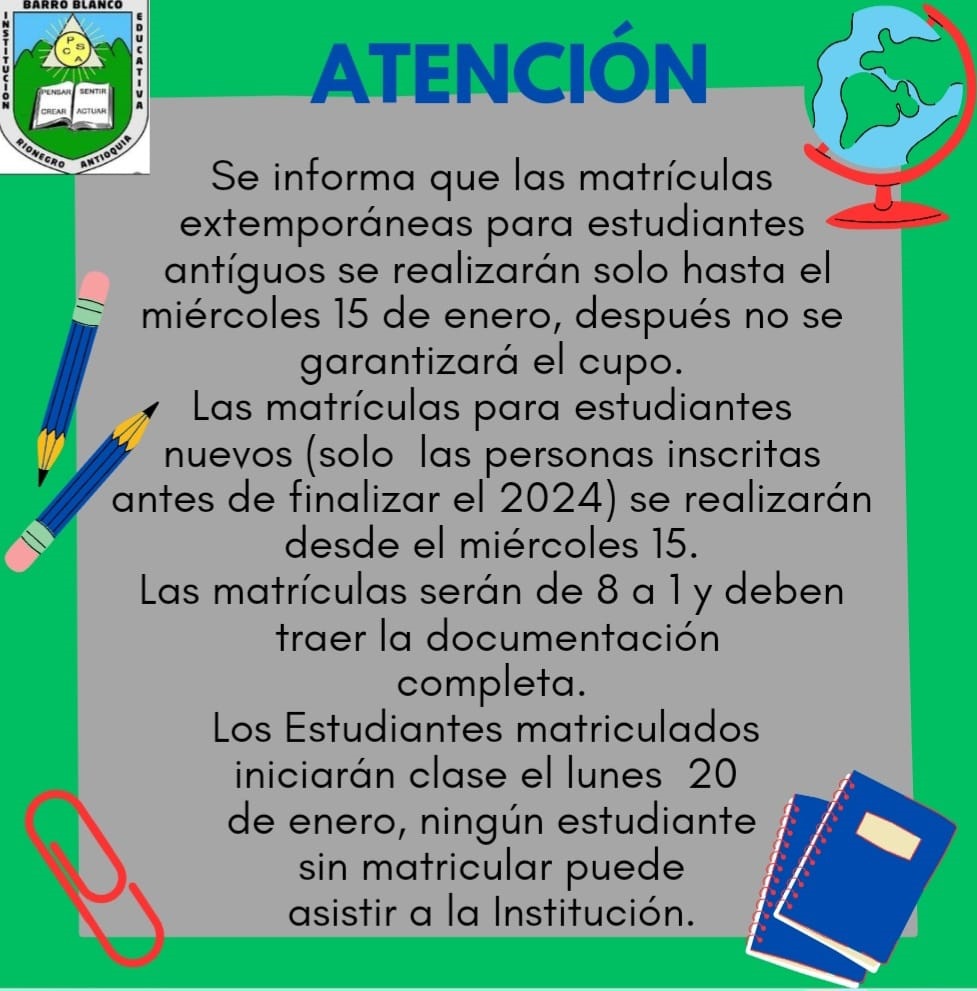 Matriculas